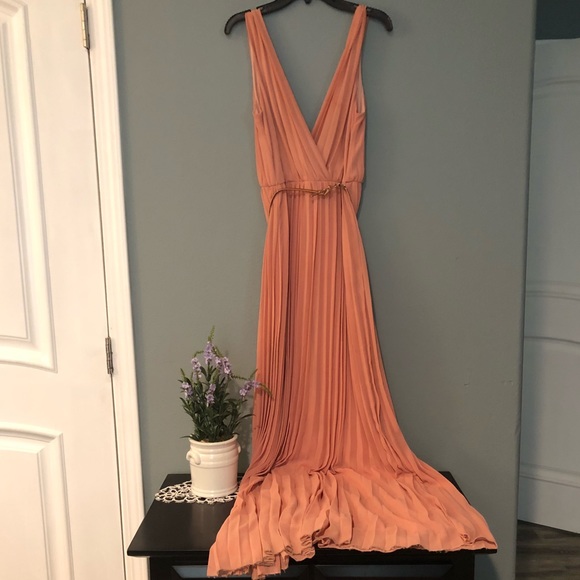 Katia long peach dress - Picture 4 of 8